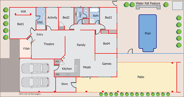 efloor plan of a property